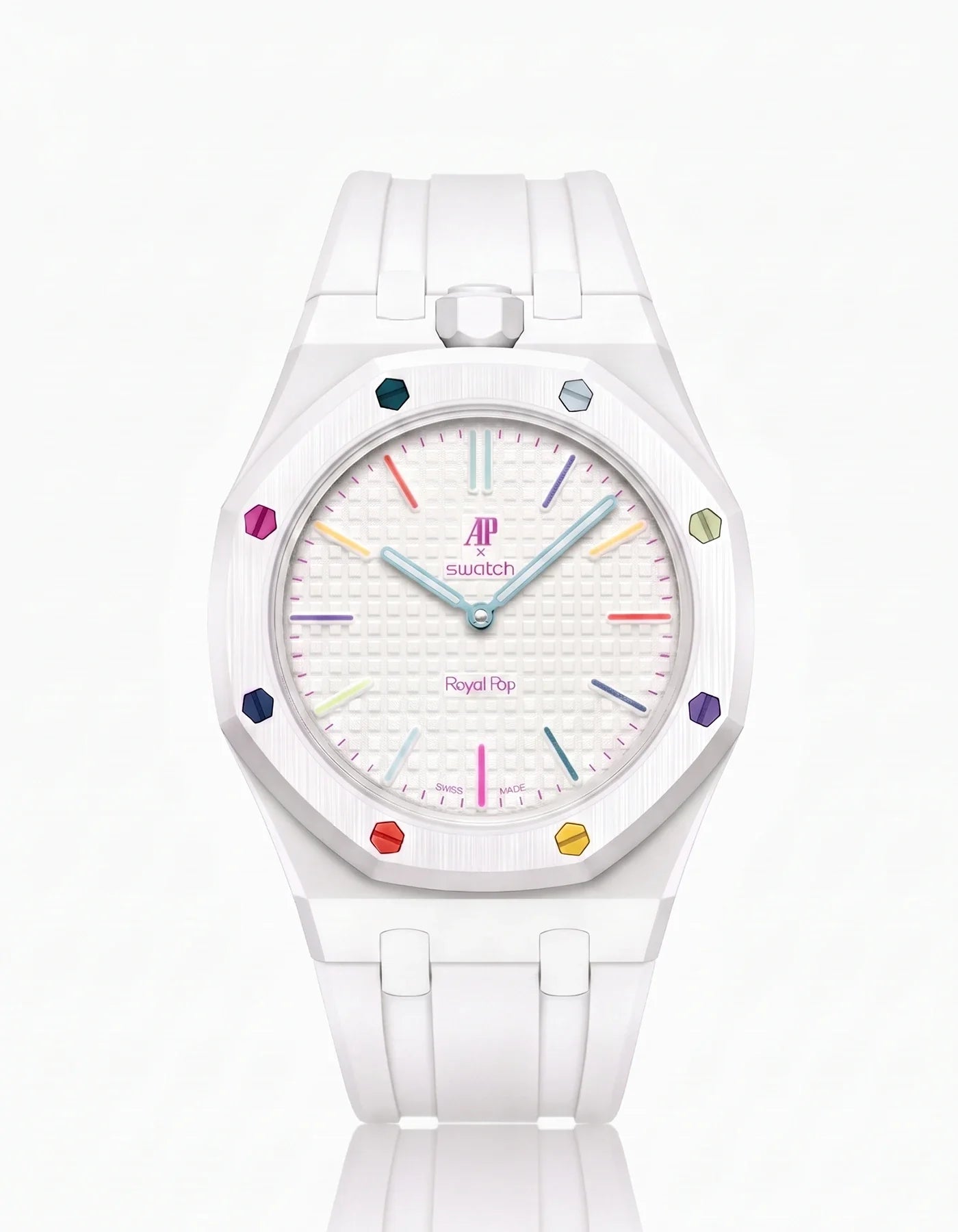 AP x Swatch Huit Blanc